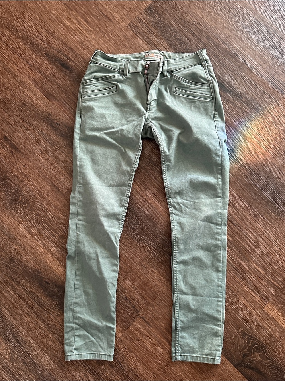 5.11 Tactical Women’s Skinny Jeans in Sage Green